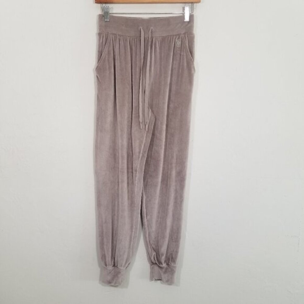 Victoria's Secret Velvet Ribbed High Rise Jogger Pants Size XS